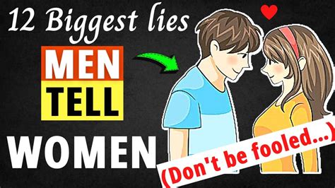 12 Subtle Lies Men Tell Woman [ Never Be Fooled By These 12 Lies He Tells You ] Youtube