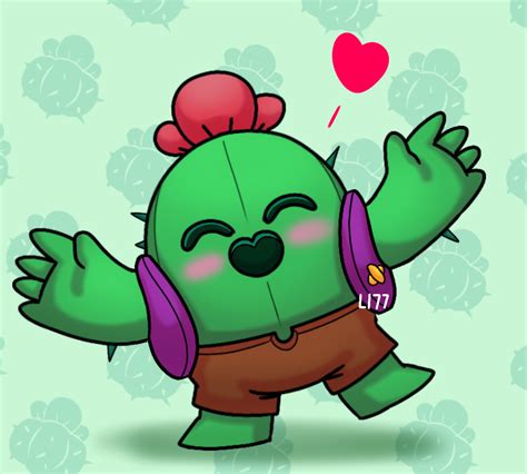 There is no voice lines for this brawler. Spike loves you | Brawl Stars by Lazuli177 on DeviantArt