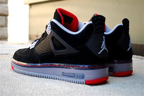 Air Jordan Force 4 Iv Blackred Hypebeast