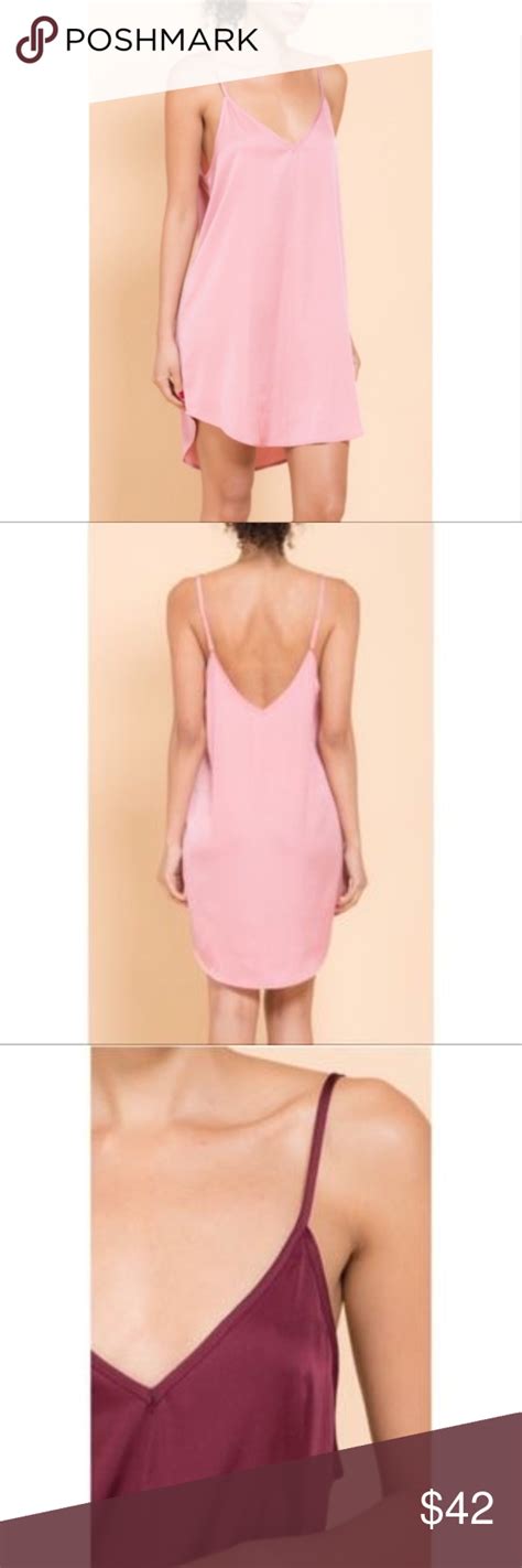 Classic Satin Rosy Pink Slip Classic Satin Rosy Pink Slip Gorgeous Slip Can Be Worn As A