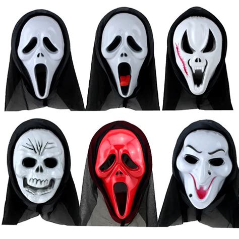 Hot 2015 Plastic Scary Horror Mask Ghost Grim Reaper Scary Horror