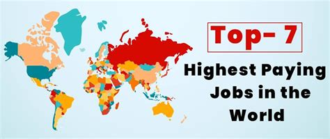 Top 7 Highest Paying Jobs In The World Salary Job Roles Eligibility