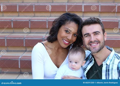 Happy Young Attractive Mixed Race Couple Stock Photo Image Of Eastern