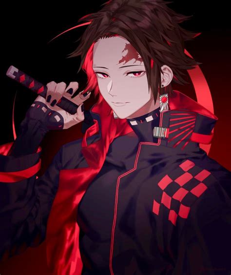 tanjirou in 2020 anime demon handsome anime slayer anime