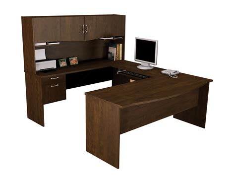 Bestar Harmony U Shape Executive Desk With Hutch Wayfair