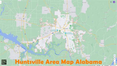 Huntsville Alabama Carte Et Image Satellite