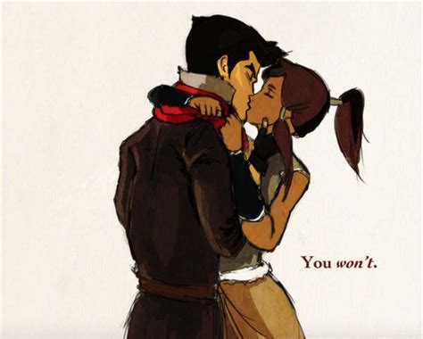 Korra Tells Mako That He Wont Lose Her And Then She And Mako Shared A Romantic Kiss From The