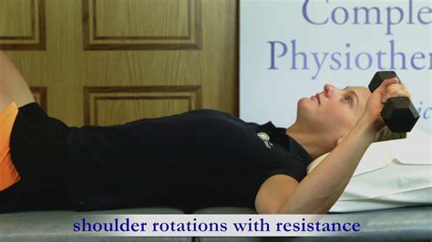 Shoulder Medial And Lateral Rotation Youtube