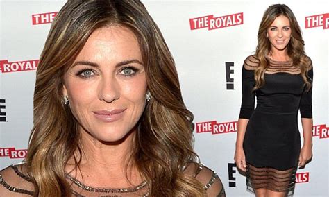 Elizabeth Hurley Wows As She Celebrates Season 2 Of The Royals Daily Mail Online