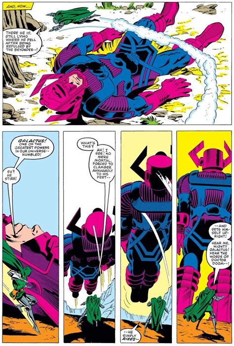 Doctor Doom Vs Galactus From Marvel Super