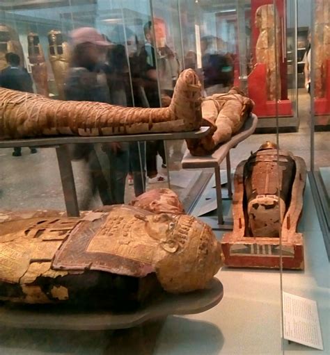 Two Mummies In The British Museum Above C 305 Bc And Below C 250