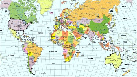 1080p Map Of The World Hd