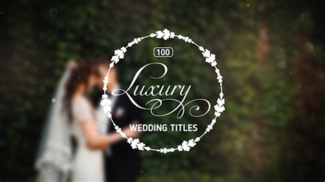 Motion array … 5 creative adobe premiere pro text. 100 Luxury Wedding Titles by AndrewHlus | VideoHive