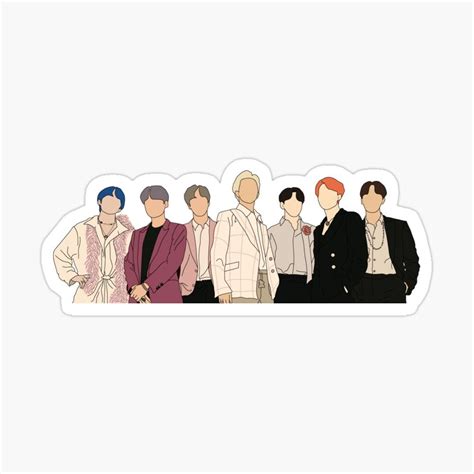 Bts Boy With Luv Sticker By Serendipityarts Printable Stickers Print