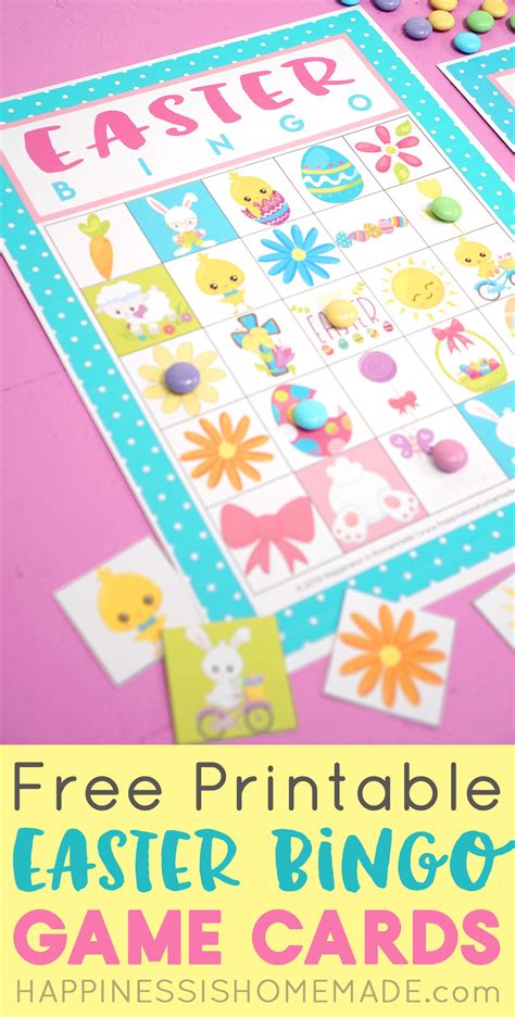 Free Printable Easter Bingo Game Cards Are Tons Of Fun For All Ages
