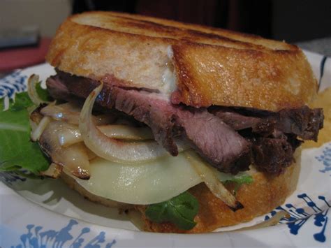 Ive Been Making This A Lot Lately Flank Steak On Sourdough With