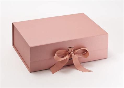 Large Rose Gold T Box Bridesmaid Proposal Box T Box Etsy