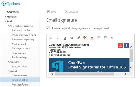 How To Setup Email Signatures For The Outlook Web App And Outlook My Xxx Hot Girl