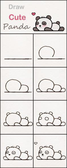 Leer Stap Voor Stap Een Lieve Panda Baby Tekenen ♥ S Easy Drawing