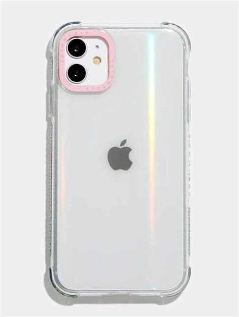 Minimal Pink Shock Case Clear Iphone Cases Skinnydip London Clear