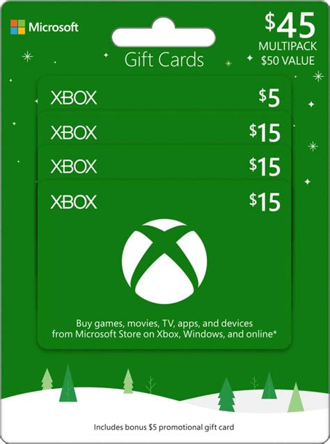 Click here to check now! $50 Microsoft Xbox Gift Card for $45 at BestBuy.com