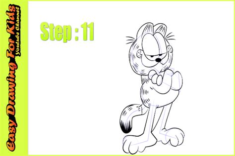 How To Draw Garfield For Kids Drawing Course For Beginners