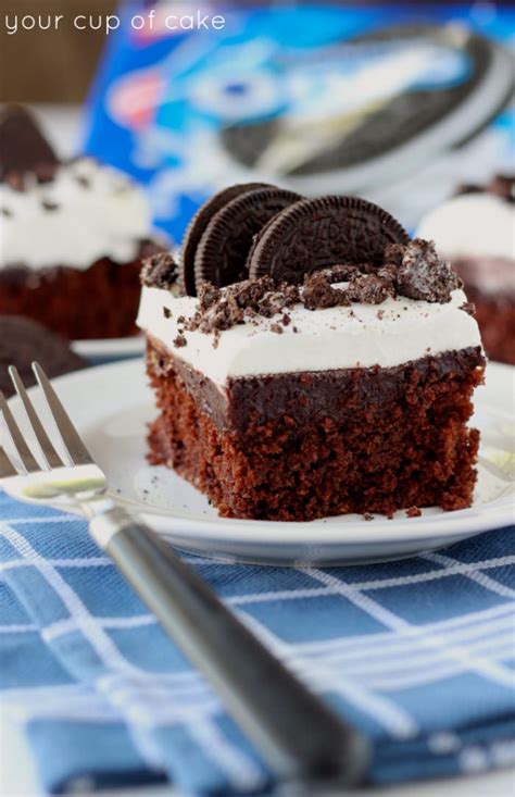 Break apart and mash the oreos in a bowl. Easy Oreo Cake and Signed Cookbook Giveaway - Your Cup of Cake