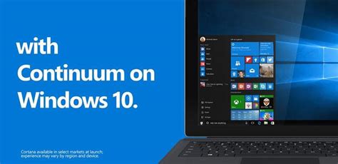 Así Funciona Continuum En Windows 10