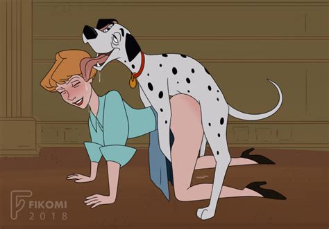 Rule 34 101 Dalmatians Anita Radcliffe Ass Blonde Hair Canine Clothed