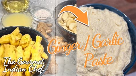 Making Homemade Gingergarlic Paste A Kitchen Essential Youtube