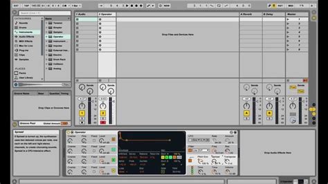 How To Use Abletons Operator Kick Drum Ableton Music Tutorials