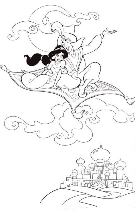 Free Printable Aladdin Coloring Pages Princess Coloring Pages Disney Coloring Pages