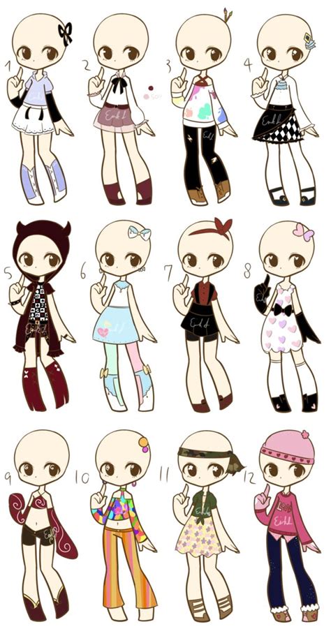 74 Best Chibi Clothes Images On Pinterest Character Inspiration