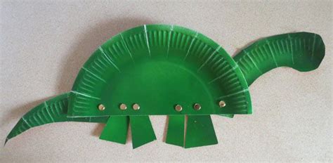 craft activities  children moving dinosaurs  paper plates