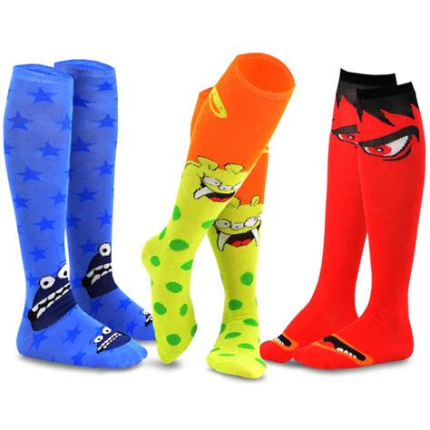 Teehee Fun Novelty Cotton Knee High Socks For Junior And Women