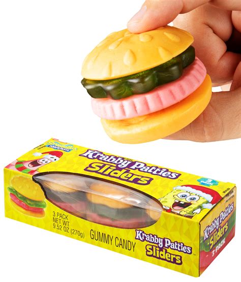 Giant Krabby Patty Gummy Sliders Gummy Hamburgers Inspired By