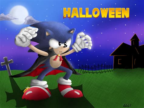 Classic Sonic In Halloween Costume By Oggynka On Deviantart