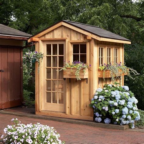 Construct A Cute Garden Shed In A Weekend With A Kit Prefab Wall