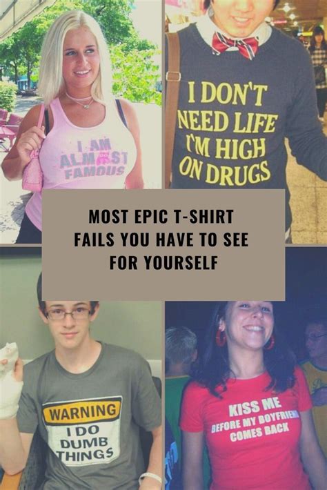 The Funniest Epic T Shirt Fails You Have To See For Yourself Harmony Everyday Laughing So