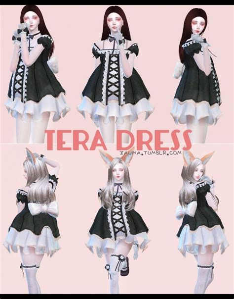 Tera Dress At Zauma Via Sims 4 Updates Check More At
