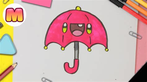 Como Dibujar Paraguas Kawaii Como Dibujar Cosas Kawaii Dibujos Kawaii Para Dibujar Youtube
