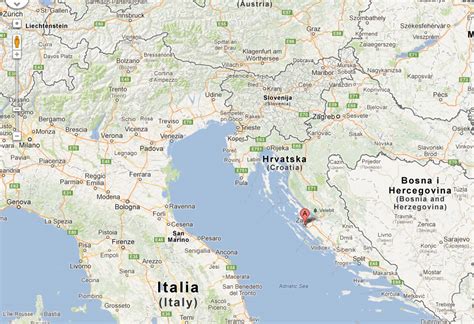 This map shows a combination of political and. Zadar Map