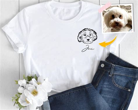 Custom Pet T Shirt Custom Dog T Shirt Personalized Dog Etsy