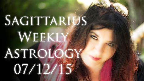 Sagittarius Weekly Horoscope 7th December 2015 With Michele Knight
