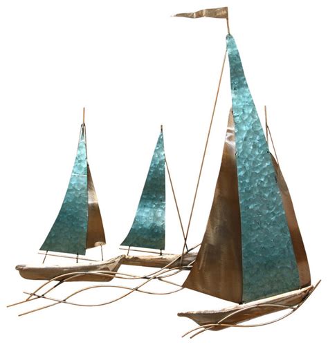 See more ideas about sailboat, sailboat decor, sailboat interior. Stratton Home Decor Sailboat Wall Decor - Beach Style ...