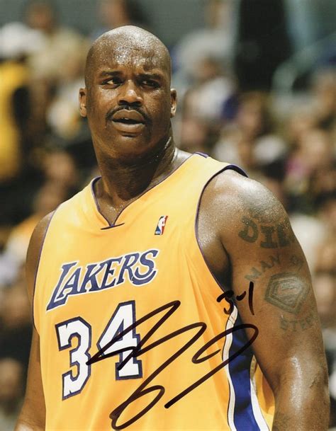 Los Angeles Lakers Shaquille Oneal Autographed 8x10 Photo Memorabilia