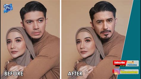 Tutorial Cara Mengganti Wajah I Karikatur Photoshop Youtube