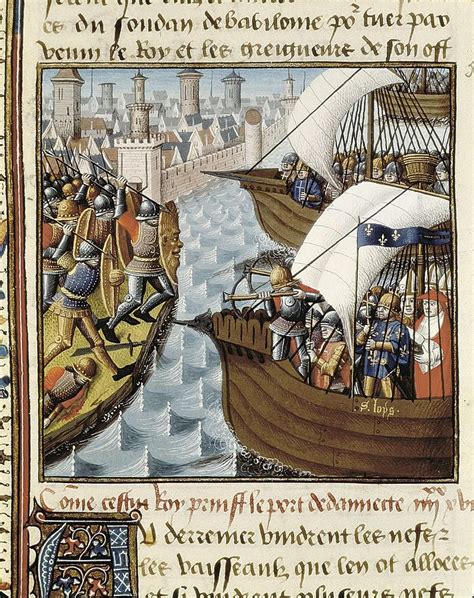 Seventh Crusade The Crusaders Fleet Photograph By Everett Fine Art