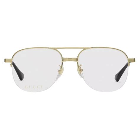 gucci navigator optical glasses gold gucci eyewear avvenice