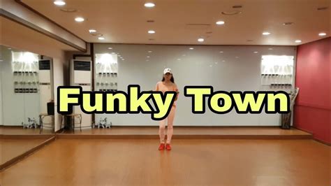funky town line dance beginner 윤은희 eun hee yoon september 2018 youtube